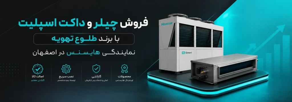 فروش اسپلیت و چیلر در طلوع تهویه